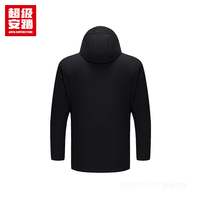 超级安踏跑训男子防泼水厚外套