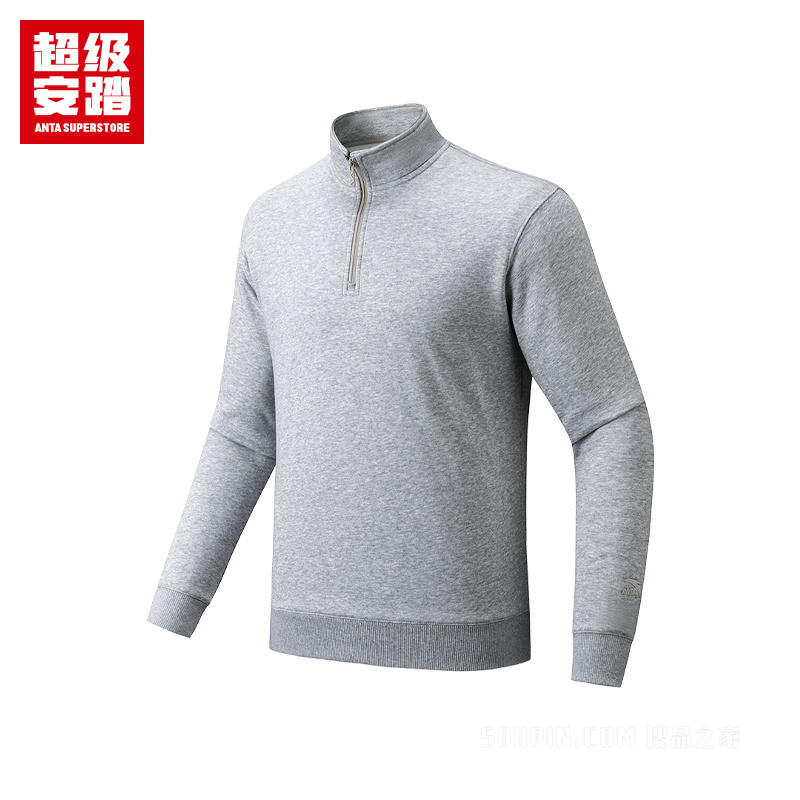 超级安踏潮流文化男子密暖绒套头卫衣