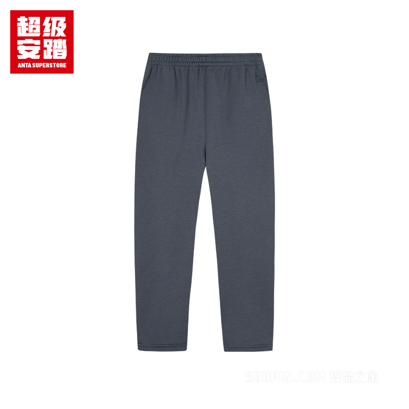 超级安踏潮流文化男子密暖绒针织休闲长裤