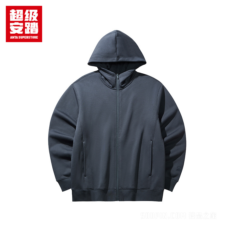 超级安踏潮流文化男子羊暖绒运动外套