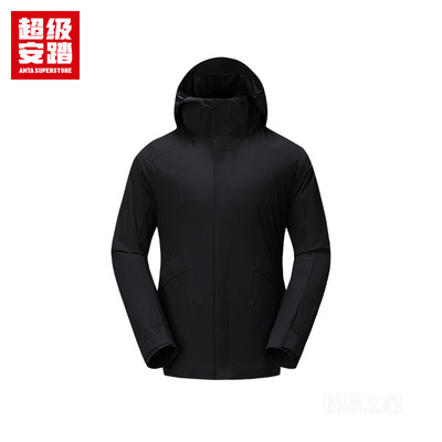 超级安踏跑训男子防泼水加厚外套