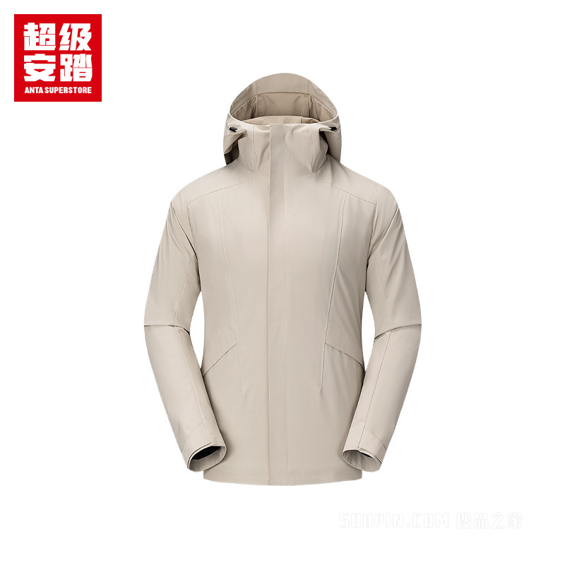 超级安踏跑训男子防泼水加厚外套