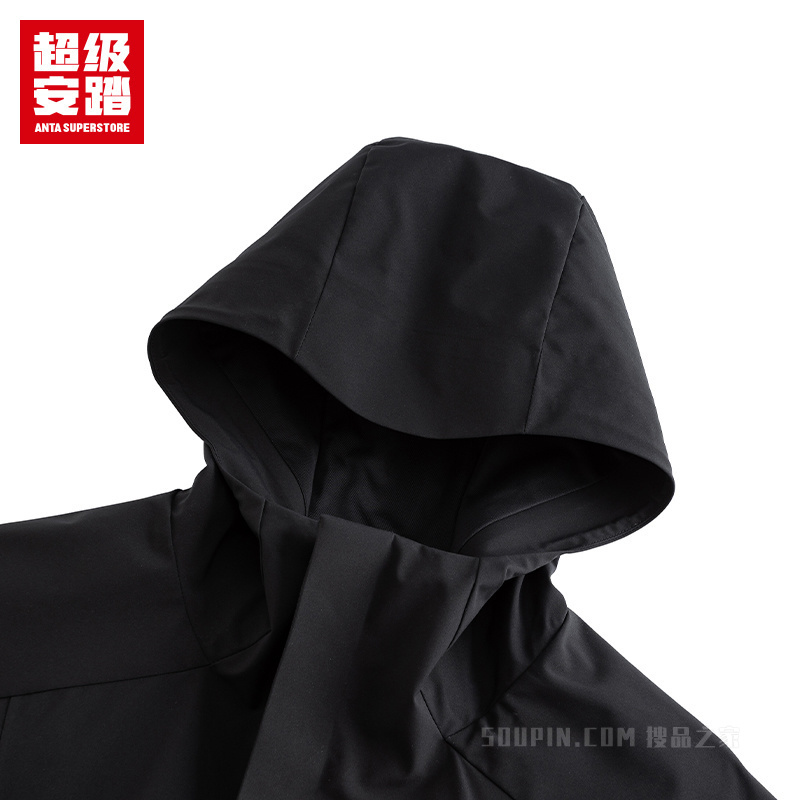 超级安踏跑训男子防泼水加厚外套