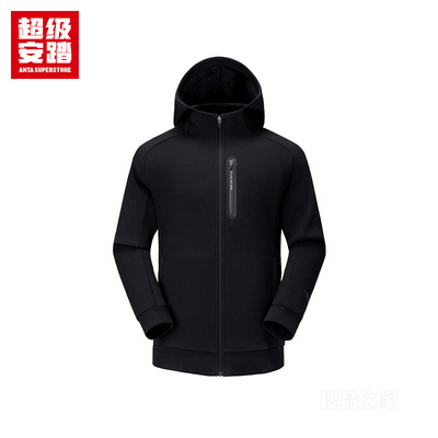 超级安踏跑训男子密暖绒运动外套