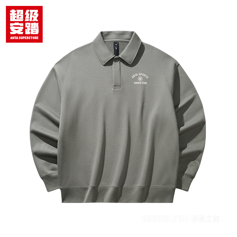 超级安踏潮流文化男子套头卫衣