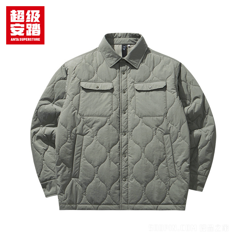 超级安踏潮流文化男子防风棉服