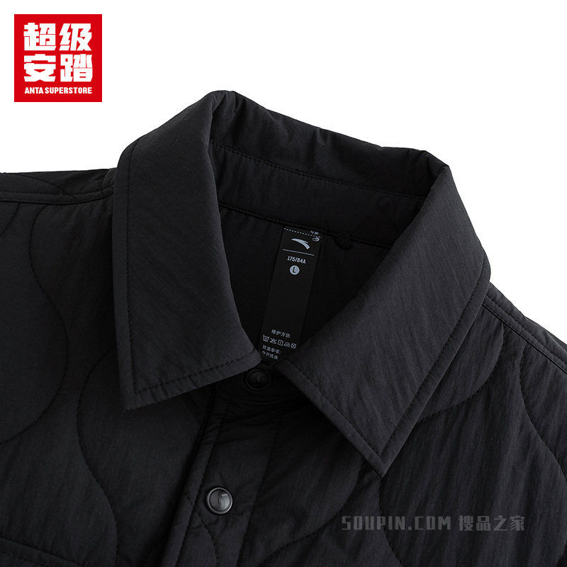 超级安踏潮流文化男子防风棉服