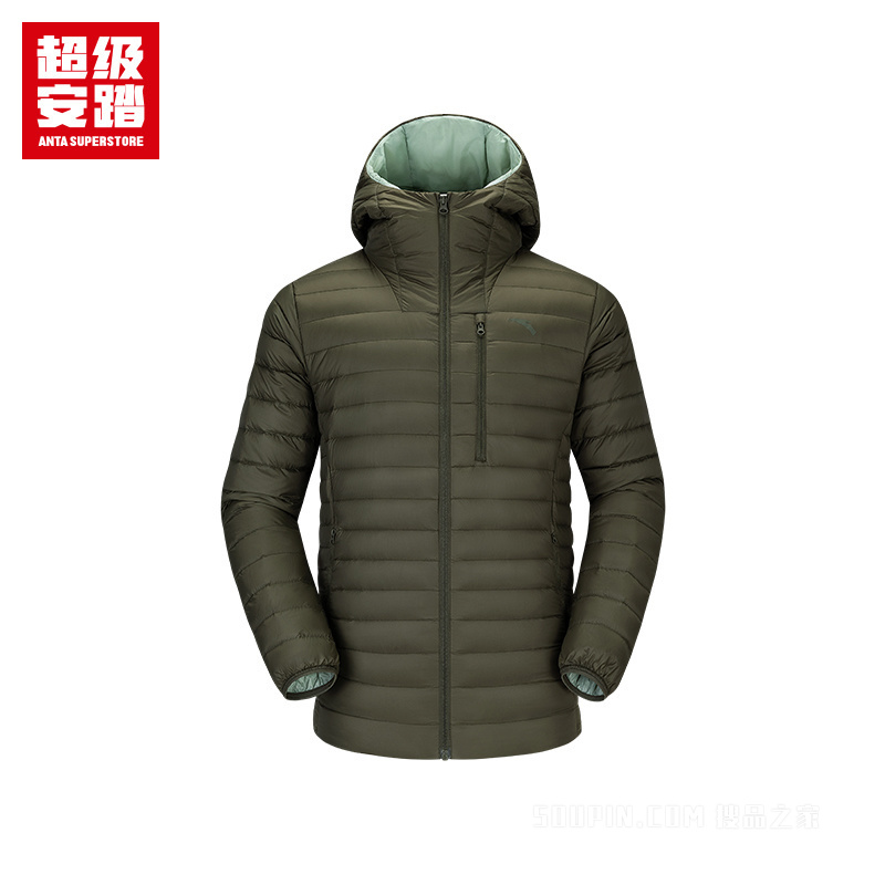 超级安踏户外男子防泼水羽绒服