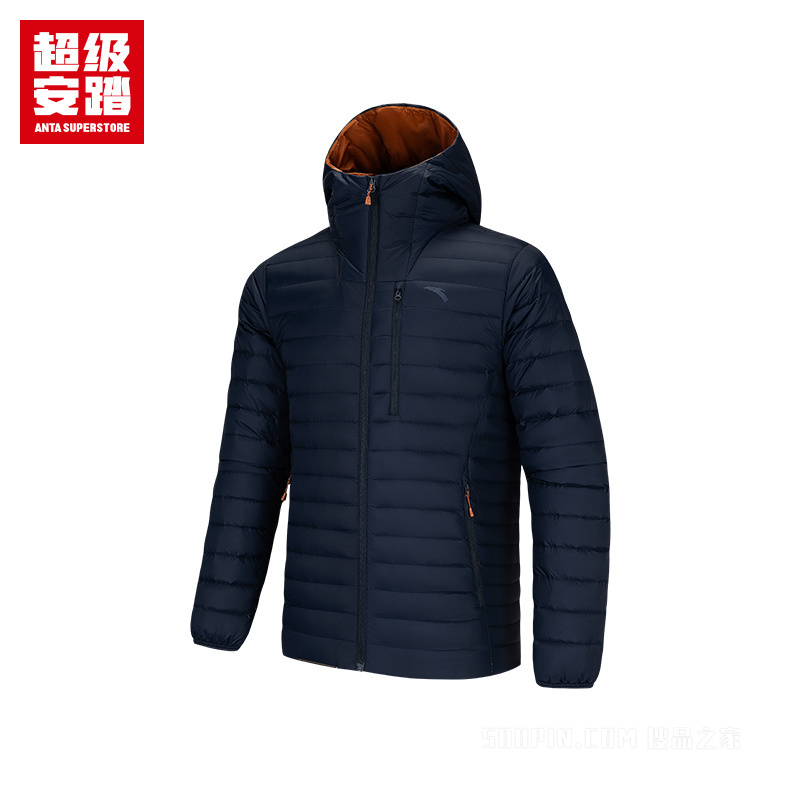 超级安踏户外男子防泼水羽绒服