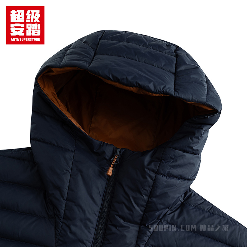超级安踏户外男子防泼水羽绒服