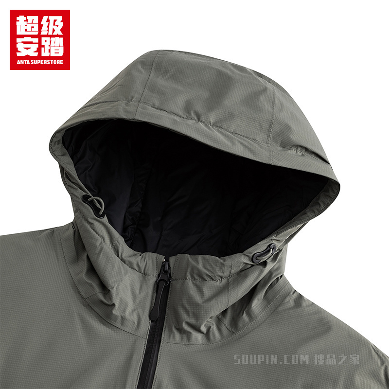 超级安踏「六度芯羽绒服」户外防水透湿男子羽绒冲锋衣