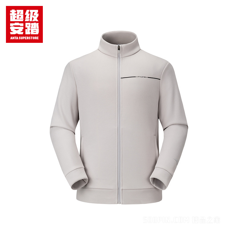 超级安踏跑训男子密暖绒运动外套