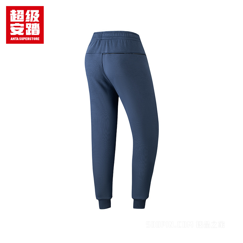 超级安踏跑训男子密暖绒针织运动长裤