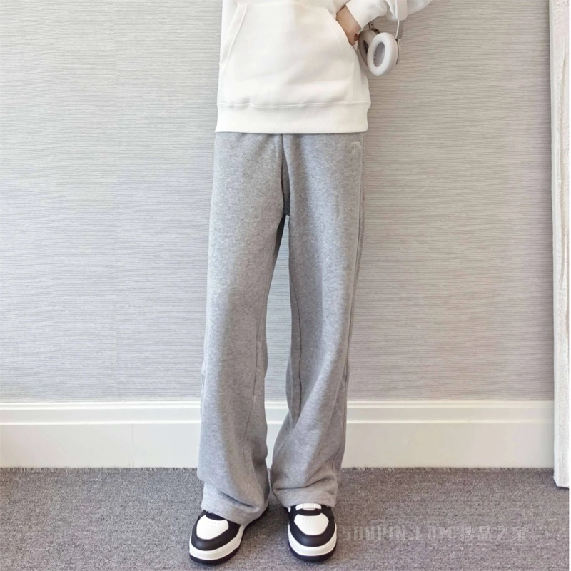 安踏运动复古男子针织运动长裤