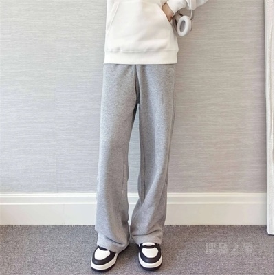 安踏运动复古男子针织运动长裤