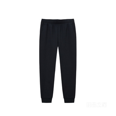安踏训练男子密暖绒针织运动长裤