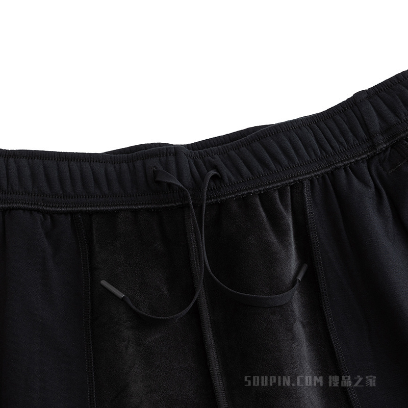 安踏训练男子密暖绒针织运动长裤