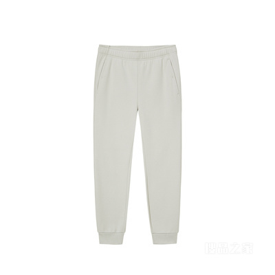 安踏训练男子密暖绒针织运动长裤