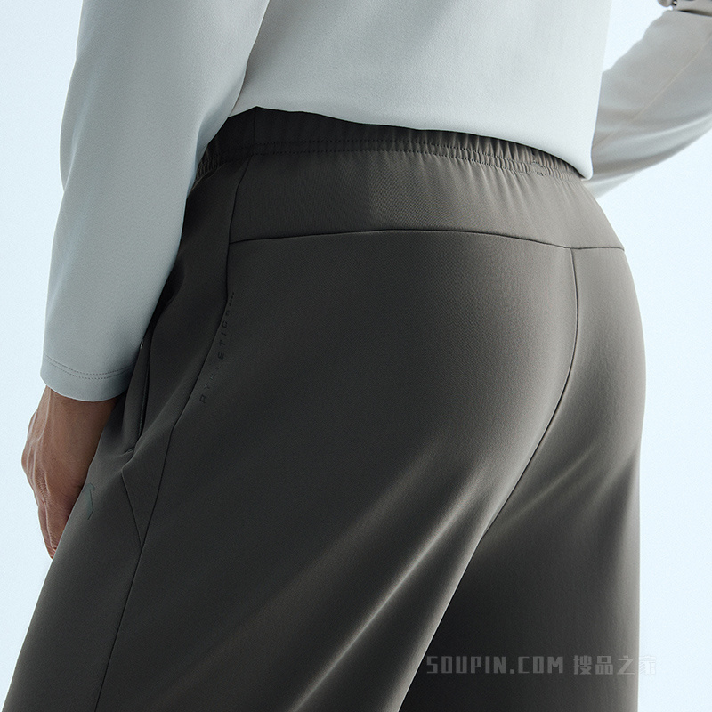 安踏型动裤男子轻暖绒针织运动长裤