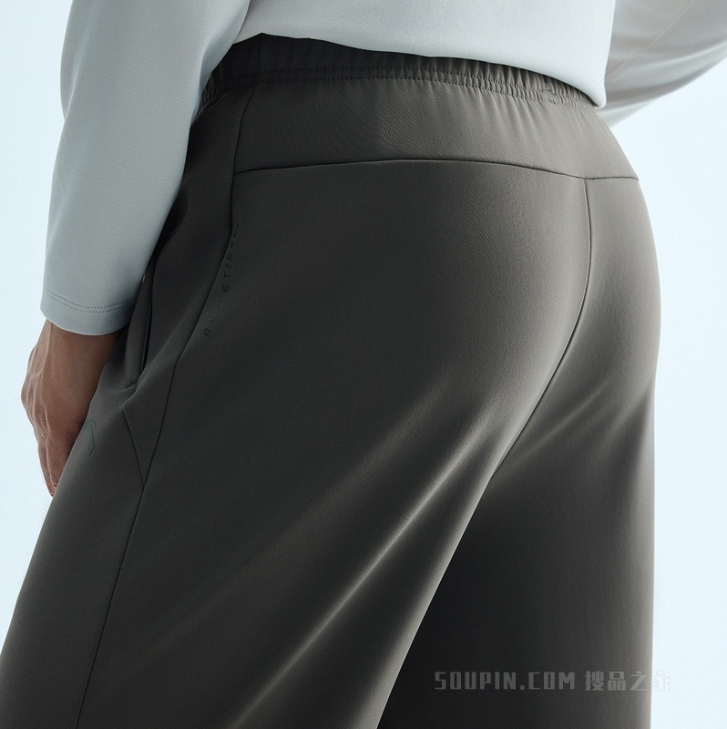 安踏型动裤男子轻暖绒针织运动长裤