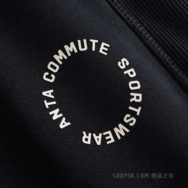 安踏出行男子中空密暖绒针织运动长裤