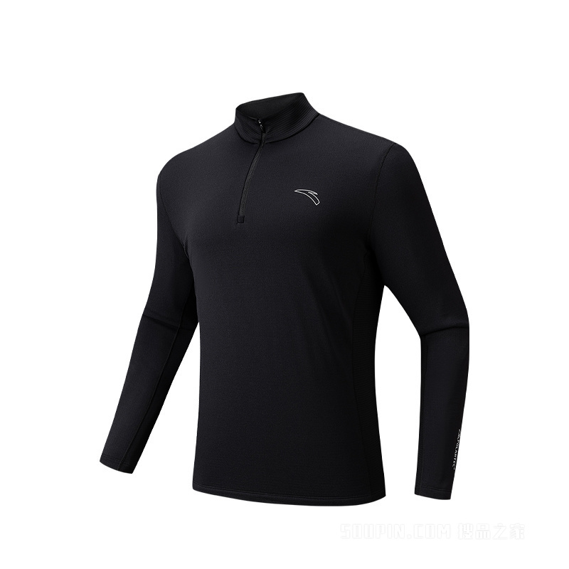 安踏进阶跑男子长袖针织衫