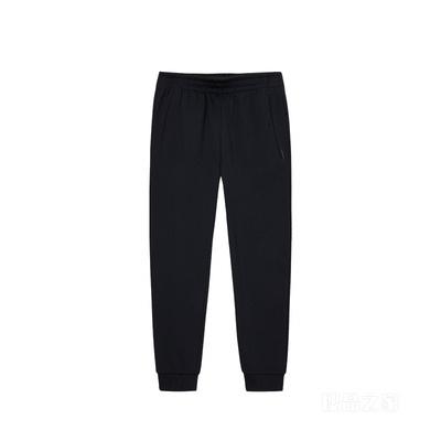 安踏训练男子密暖绒针织运动长裤