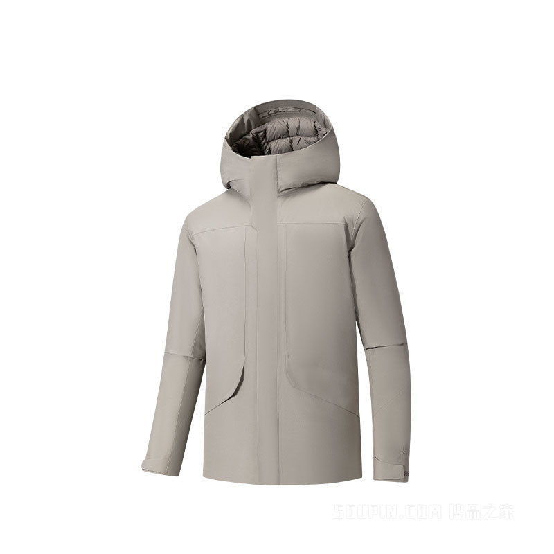 安踏冠军城市轻旅GORETEX白标男子羽绒服