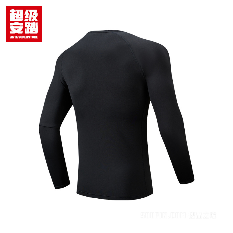 超级安踏篮球男子密暖绒长袖针织衫