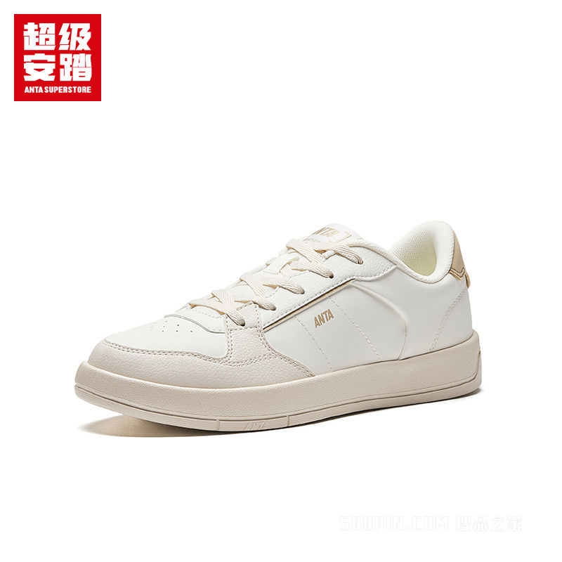超级安踏女子小白板鞋