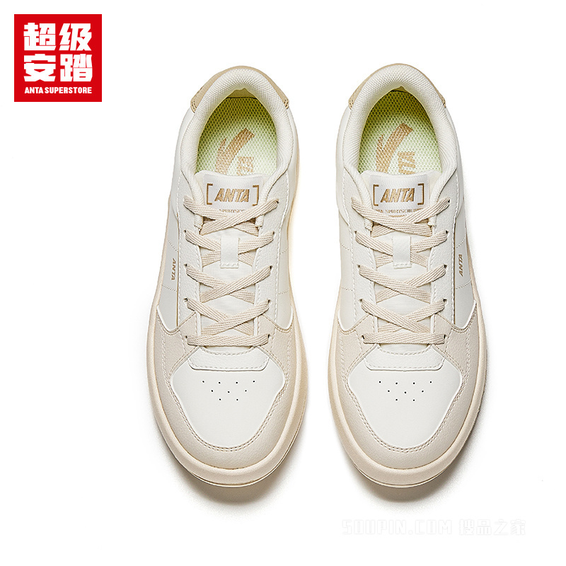 超级安踏女子小白板鞋