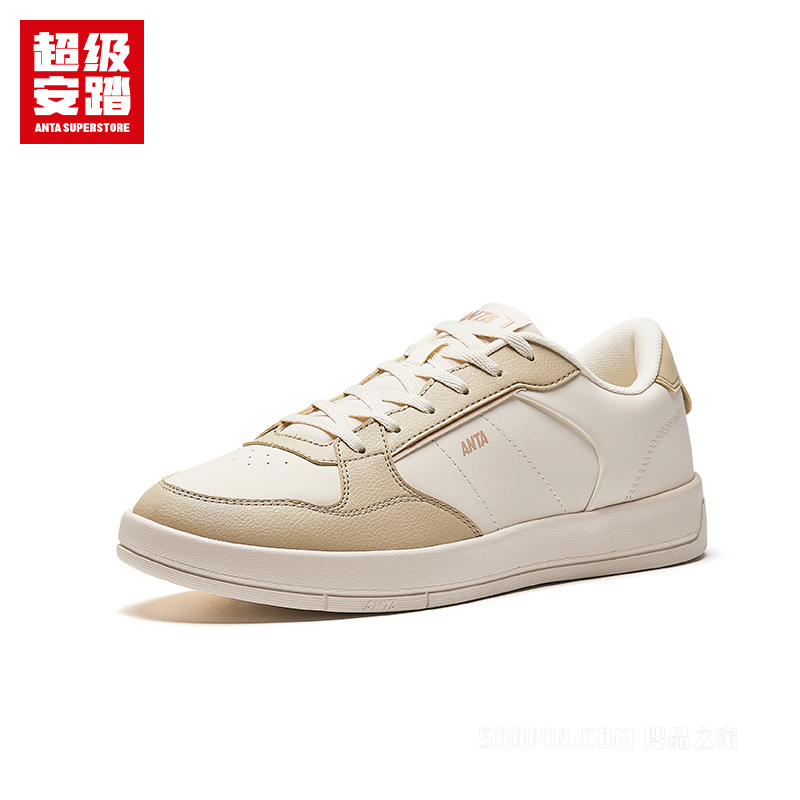 超级安踏男子小白板鞋