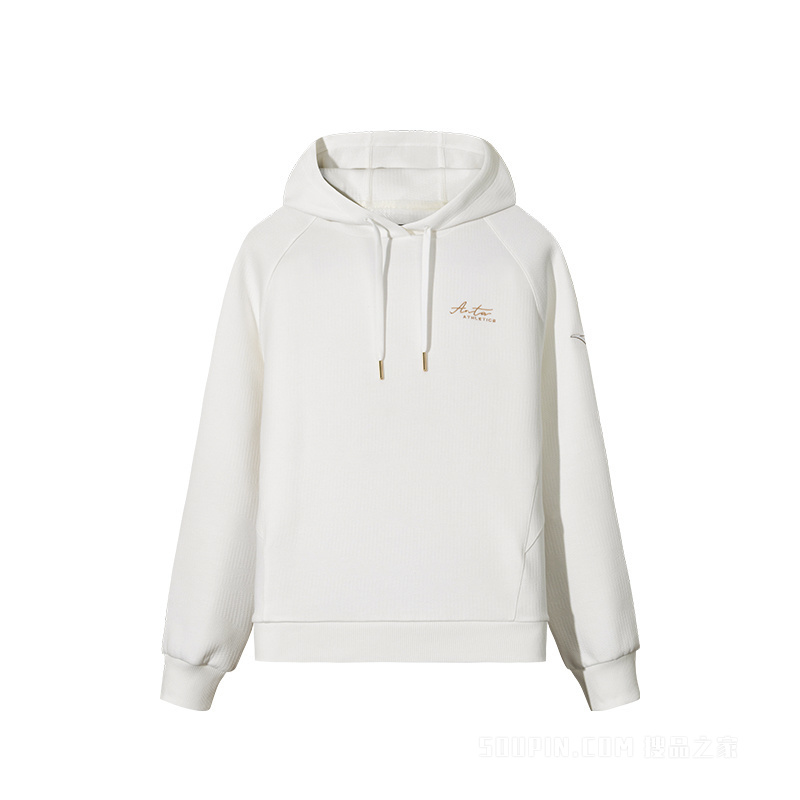 安踏训练女子动型科技连帽卫衣