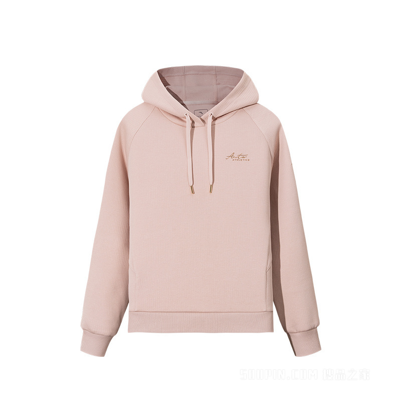 安踏训练女子动型科技连帽卫衣
