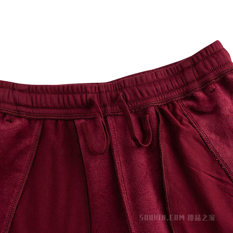 安踏运动复古女子密暖绒针织运动长裤