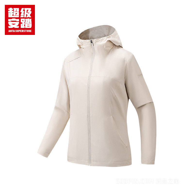 超级安踏跑训女子防泼水运动外套