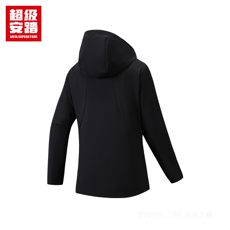 超级安踏跑训女子防泼水运动外套