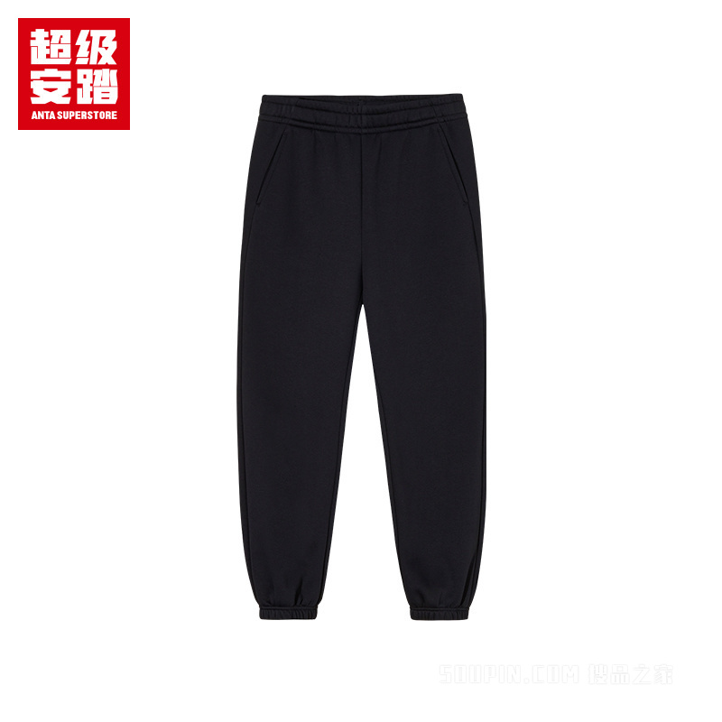 超级安踏潮流文化女子针织运动长裤