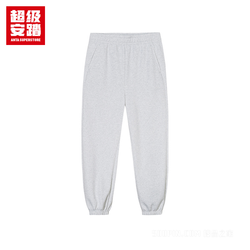 超级安踏潮流文化女子针织运动长裤