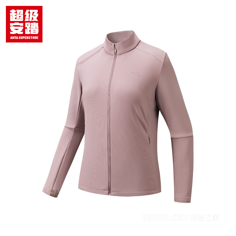 超级安踏跑训女子轻暖绒运动外套
