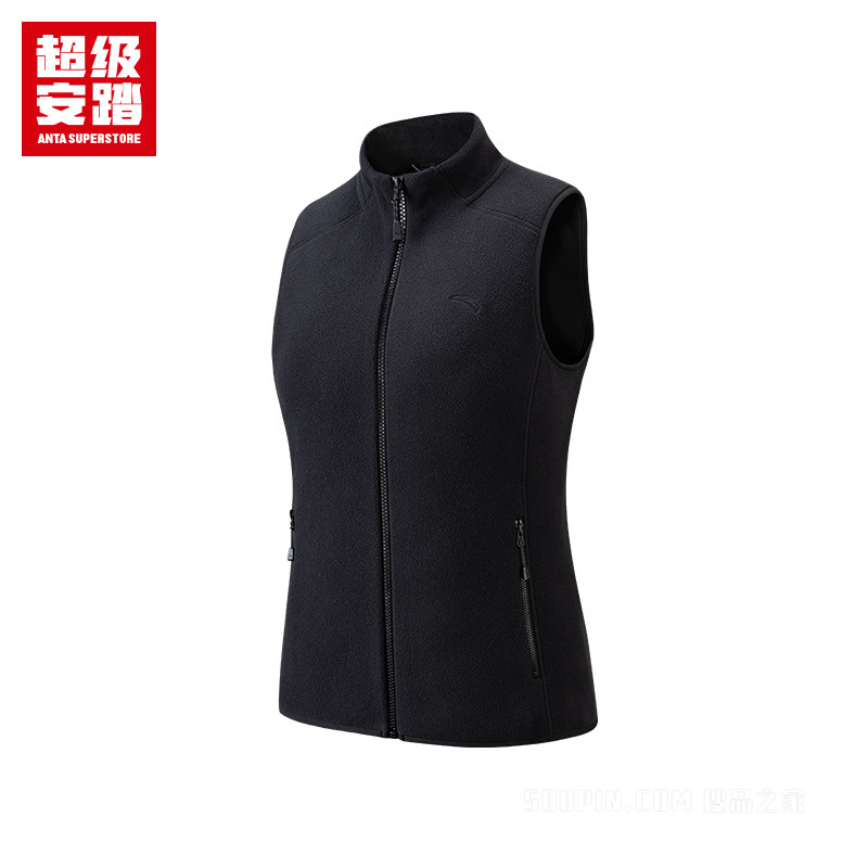超级安踏户外女子密暖绒马甲