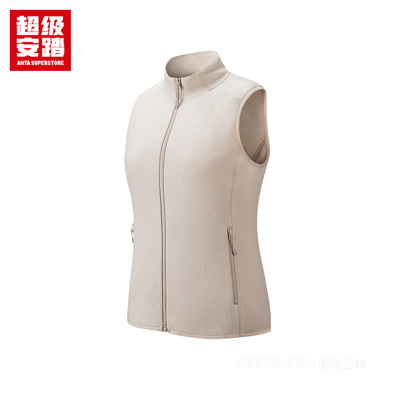 超级安踏户外女子密暖绒马甲