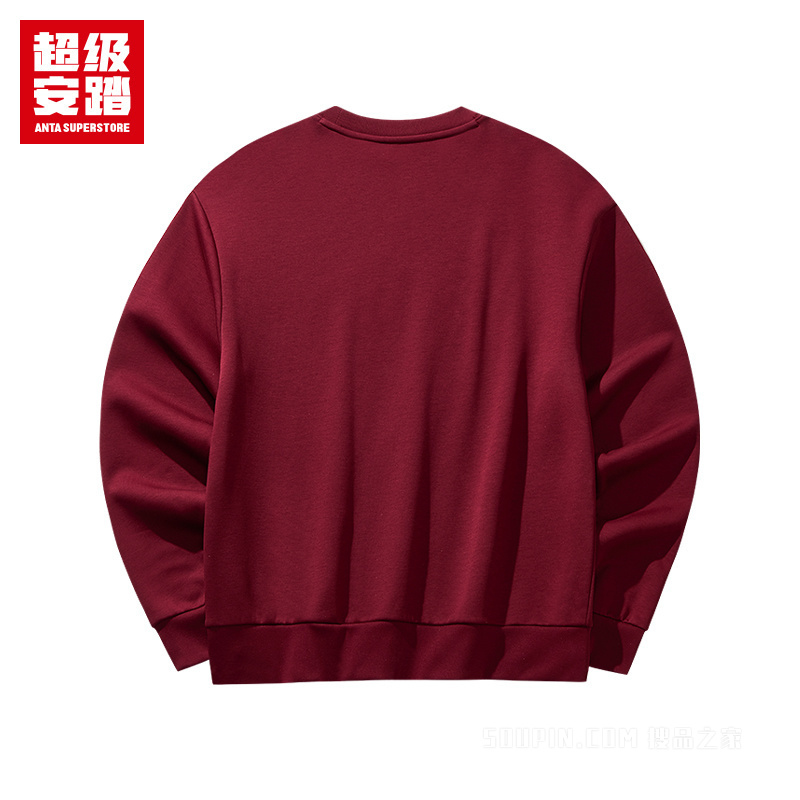 超级安踏潮流文化女子密暖绒套头卫衣
