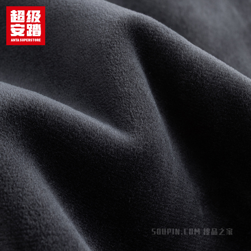 超级安踏潮流文化女子密暖绒针织运动长裤