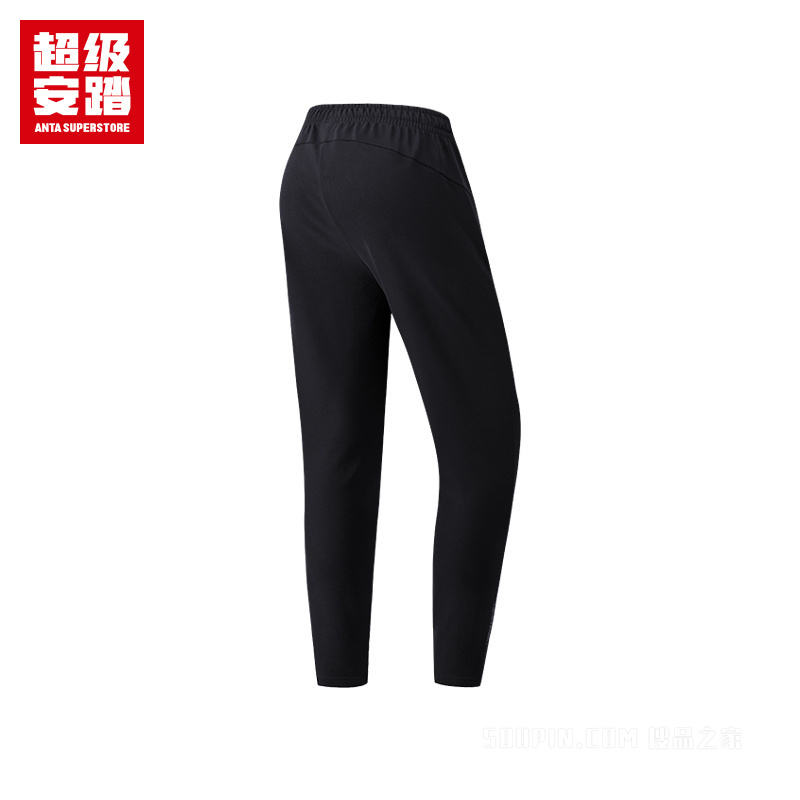 超级安踏跑训女子轻暖绒针织运动长裤