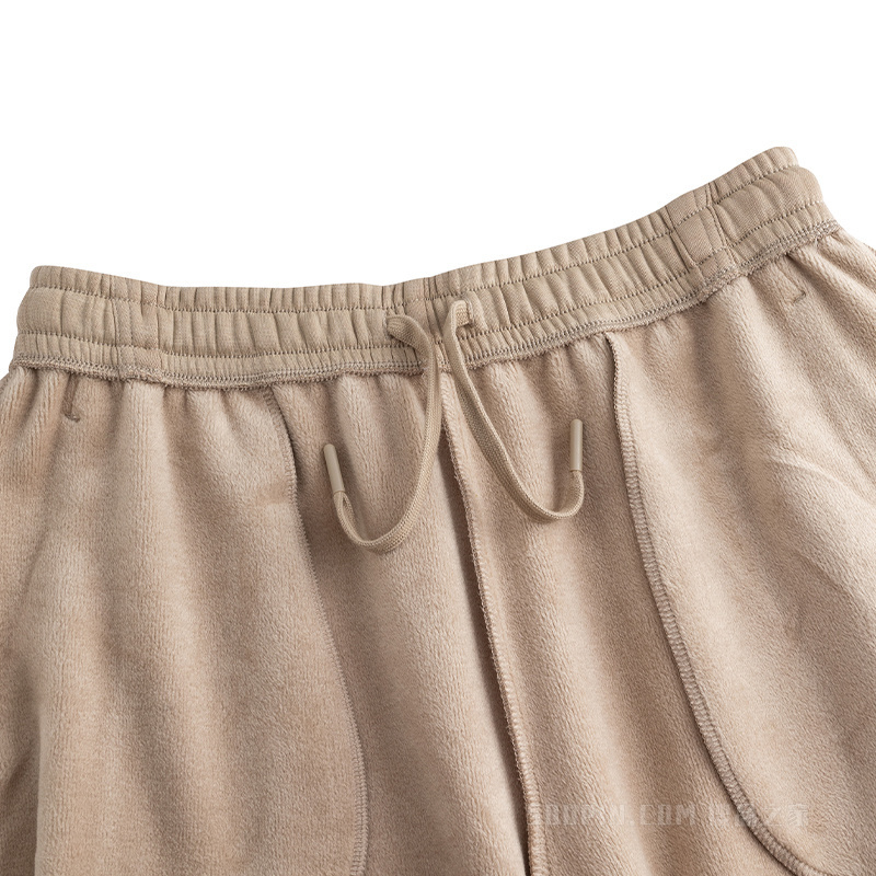 安踏运动复古女子密暖绒针织运动长裤