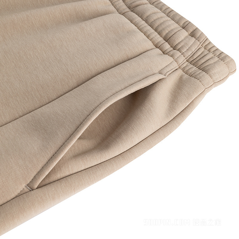 安踏运动复古女子密暖绒针织运动长裤