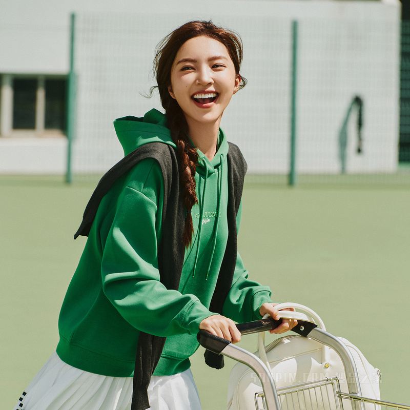 安踏生活系列ANTAICONIC女子弹力动型科技连帽卫衣