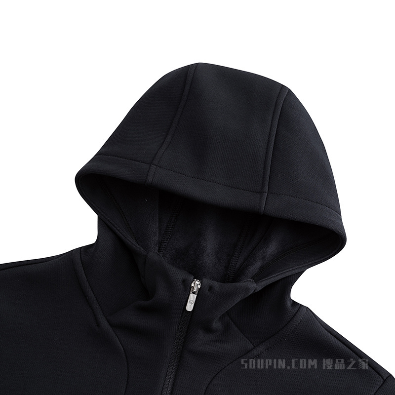 安踏训练女子密暖绒针织运动外套