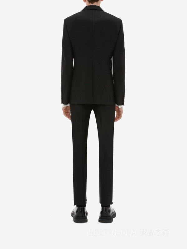 McQueen 经典镶边马海毛裤装
